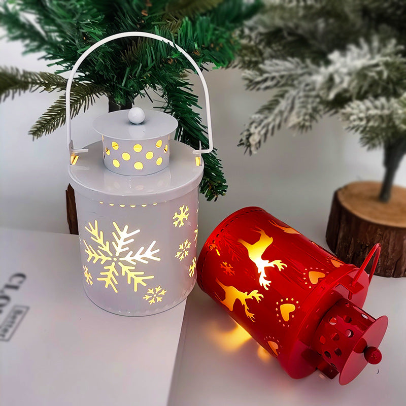 Flameless LED Candle Lanterns — Nordic Holiday Decor
