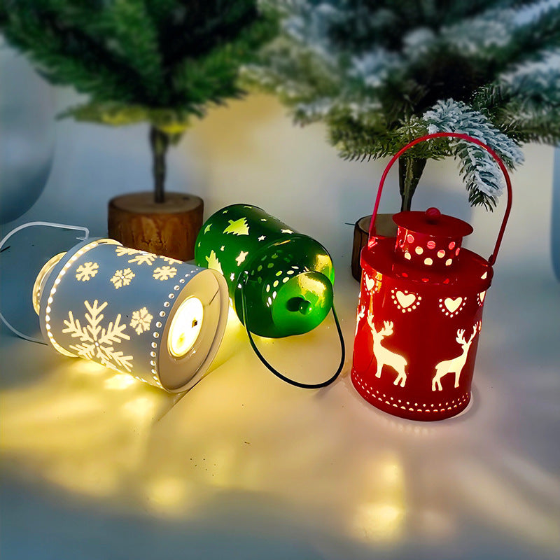 Flameless LED Candle Lanterns — Nordic Holiday Decor