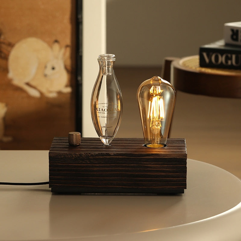 Retro Wood Cold Fragrance Diffuser — Flameless Scent Instrument