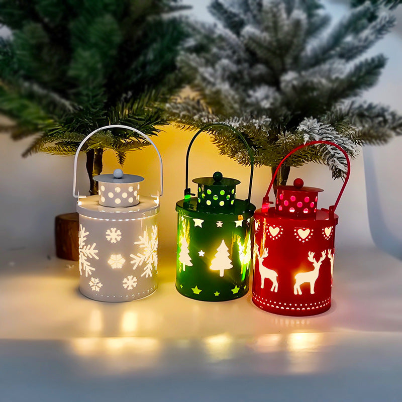Flameless LED Candle Lanterns — Nordic Holiday Decor
