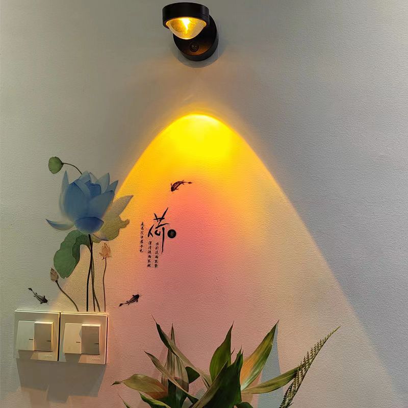 Rechargeable Sunset Wall Lamp — Cordless Ambient Mood Light