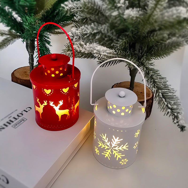 Flameless LED Candle Lanterns — Nordic Holiday Decor